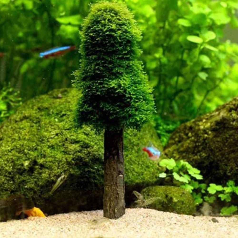 Planted Aquarium Moss - Árbol de Navidad de Simulación para