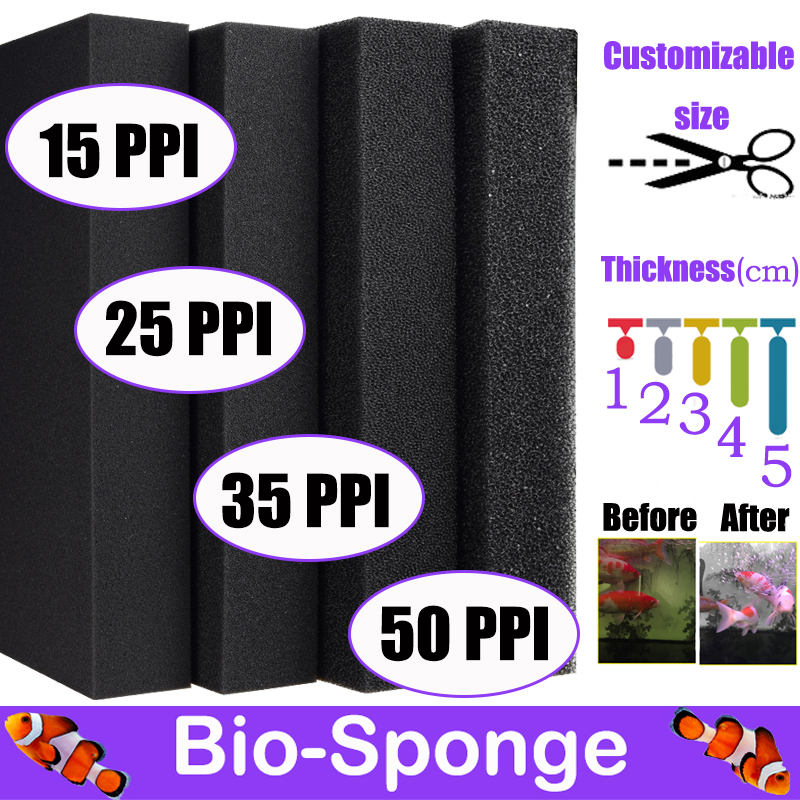 Aquarium Planted Filter - Filtro de algodón bioquímico para acuario,