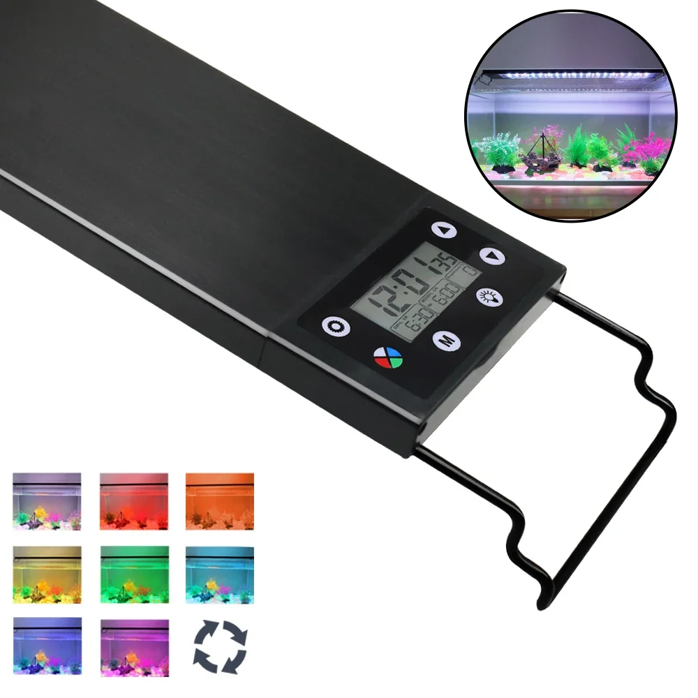 Aquarium Plant Grow Light - Luz LED para acuario impermeable IP68,