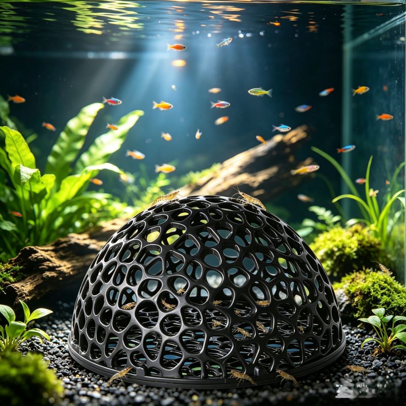 Planted Aquarium Moss - Recogedores de acuario, refugio de cueva
