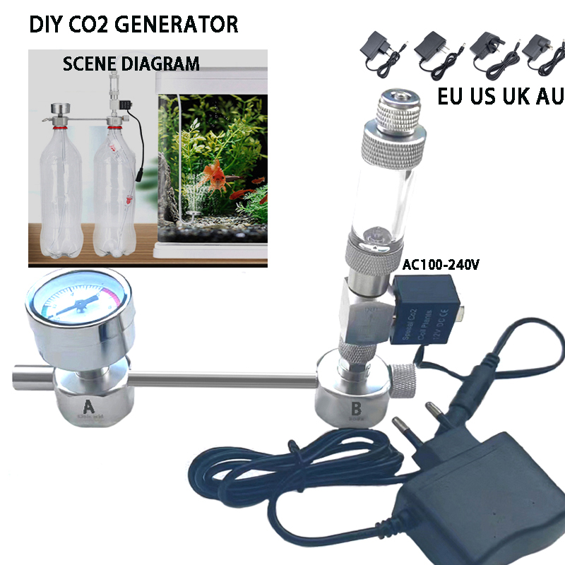 Aquarium Plant No Co2 - Kit de Sistema Generador de CO2