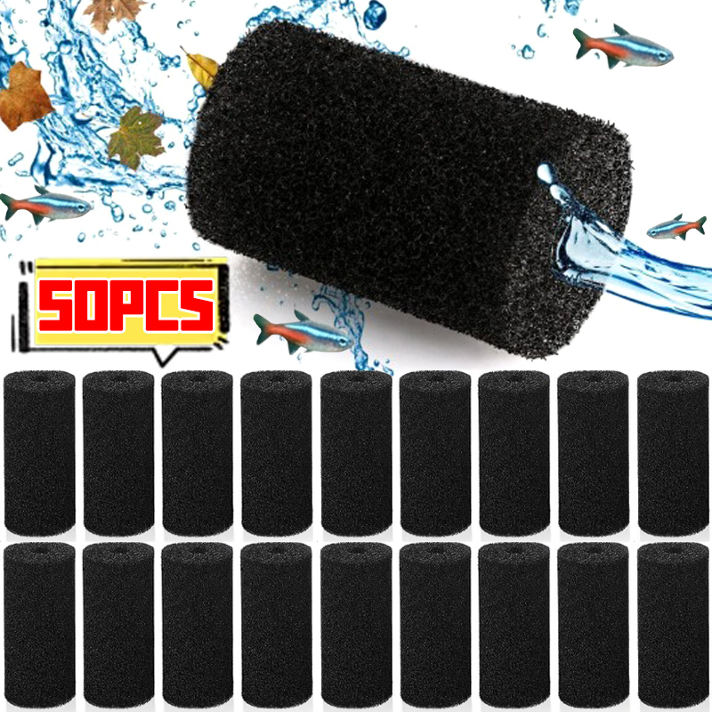 Aquarium Planted Filter - 50/5x Esponja de pre-filtro para acuario,