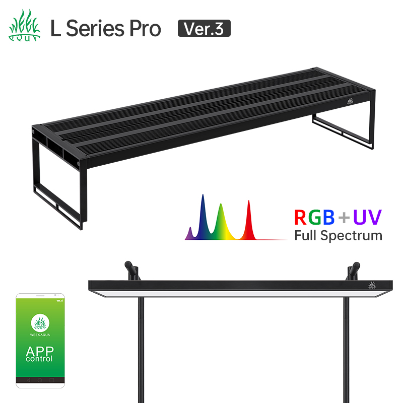 Aquarium Plant Grow Light - WEEK AQUA Serie L Control de