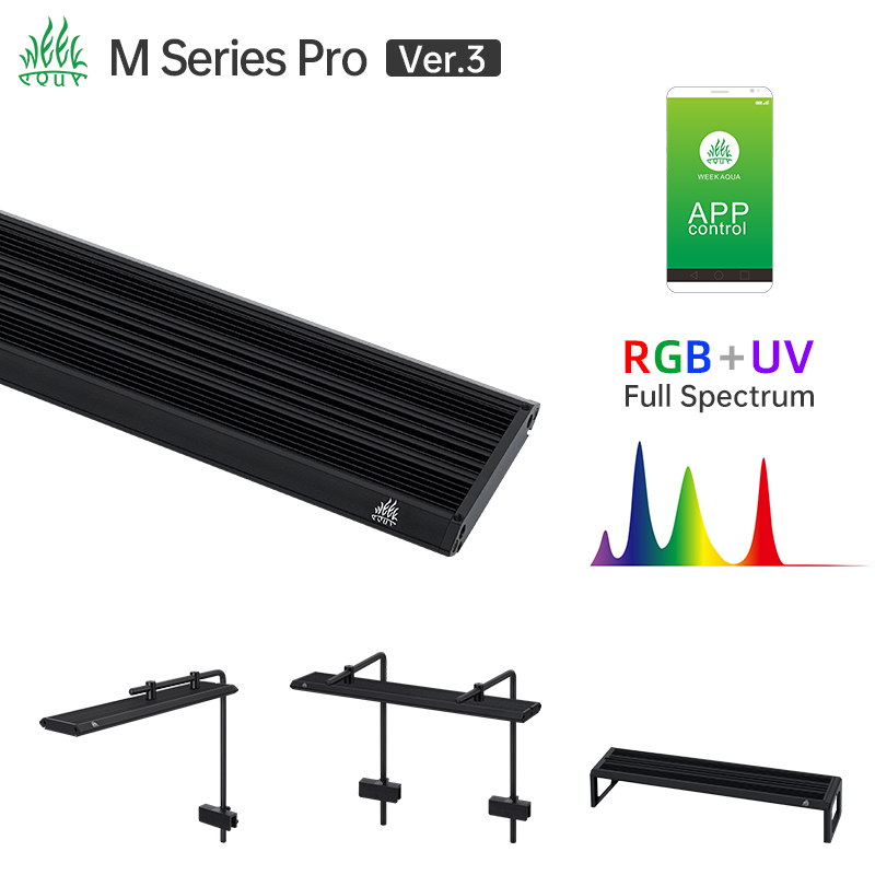 Aquarium Plant Grow Light - Lámpara LED RGB UV para Acuario