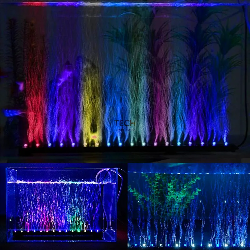 Aquarium Plant Grow Light - Acuario pecera sumergible subacuática burbuja de