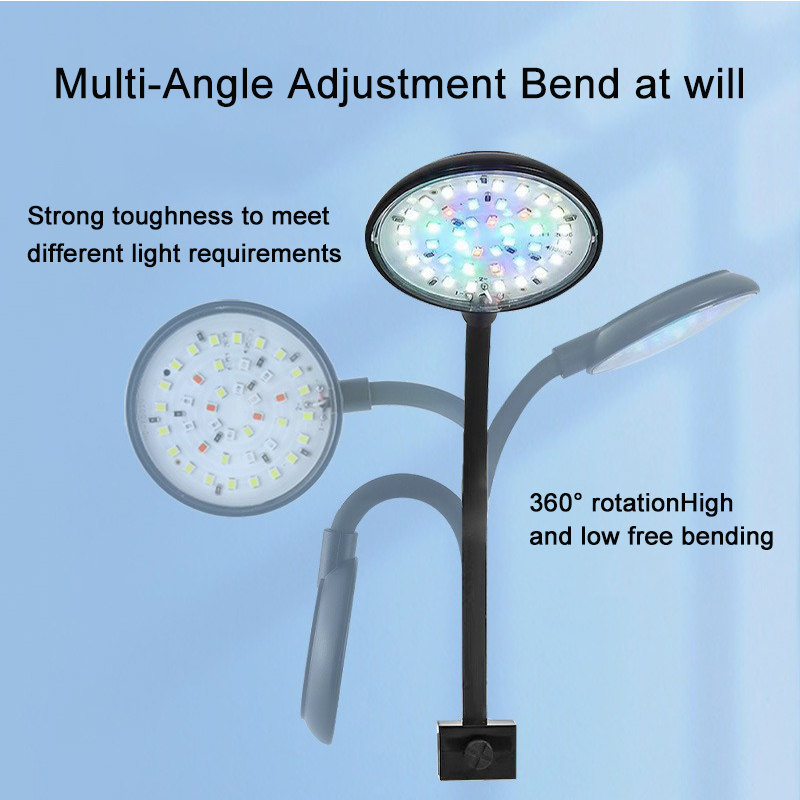 Lámpara LED USB para acuario,  - Aquarium Plant Grow Light reseña y precio