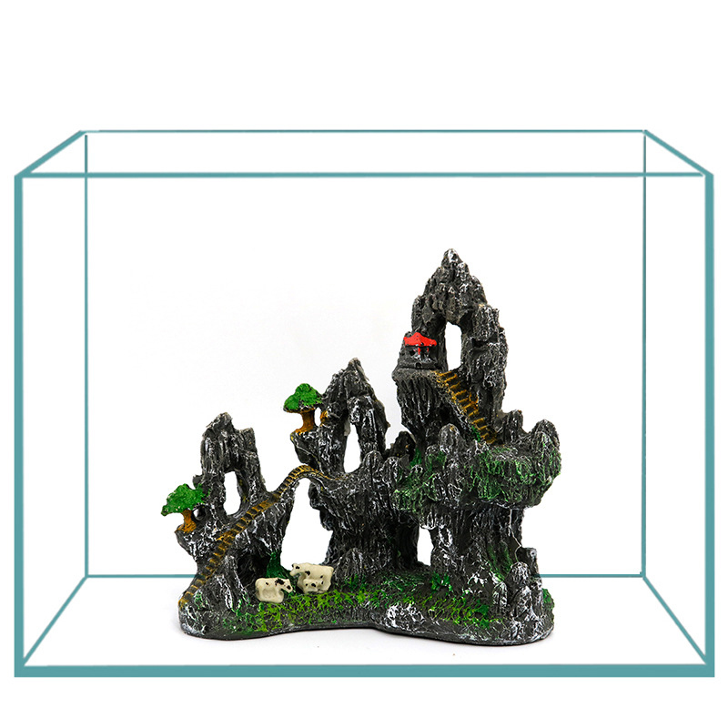 Decoración de resina para acua - Aquarium Plant Guide reseña y precio