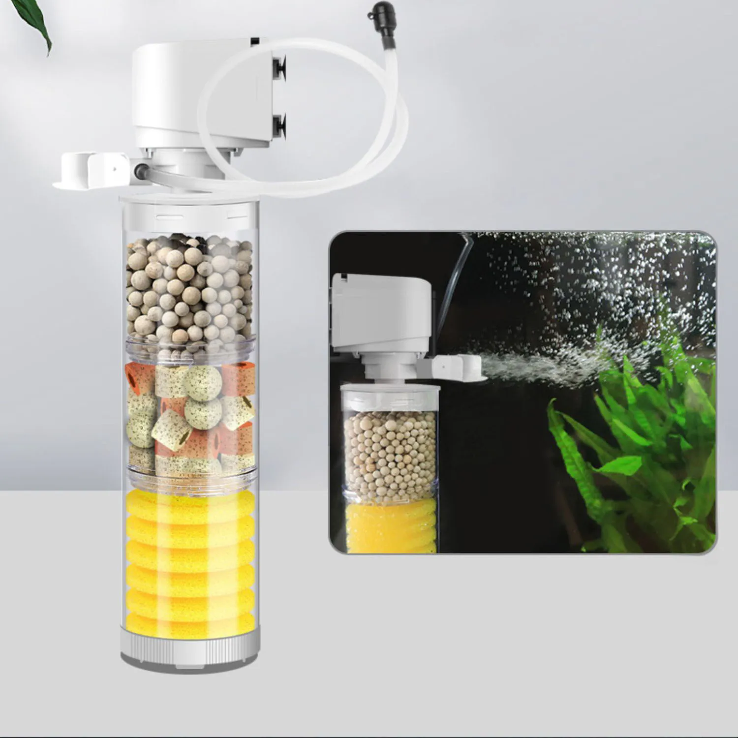 Filtro silencioso de 220V y 50 - Aquarium Planted Filter reseña y precio