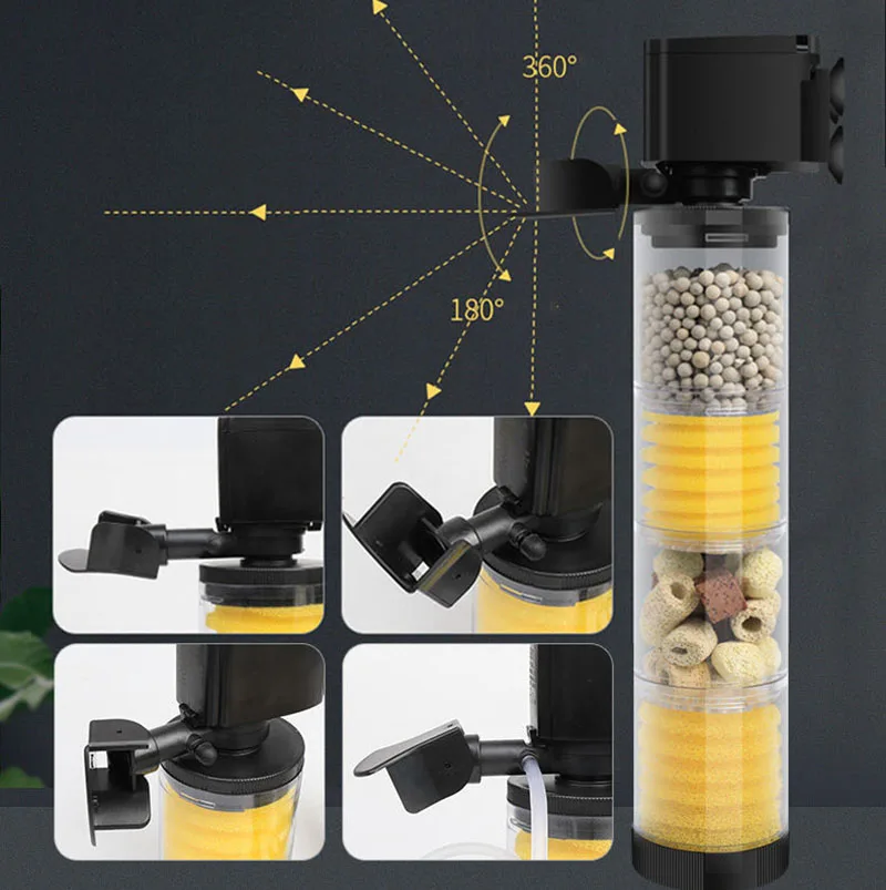 Filtro silencioso de 220V y 50 - Aquarium Planted Filter reseña y precio