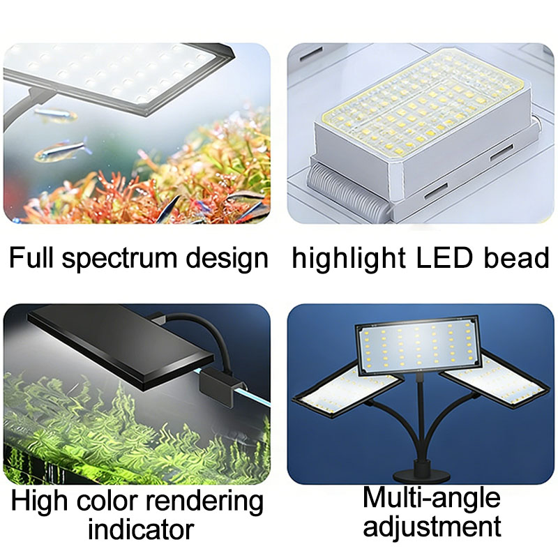 Lámpara LED de espectro comple - Aquarium Plant Diseases reseña y precio