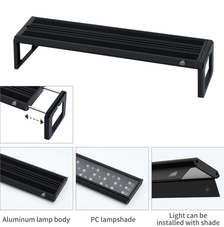 Lámpara LED RGB UV para Acuari - Aquarium Plant Grow Light reseña y precio