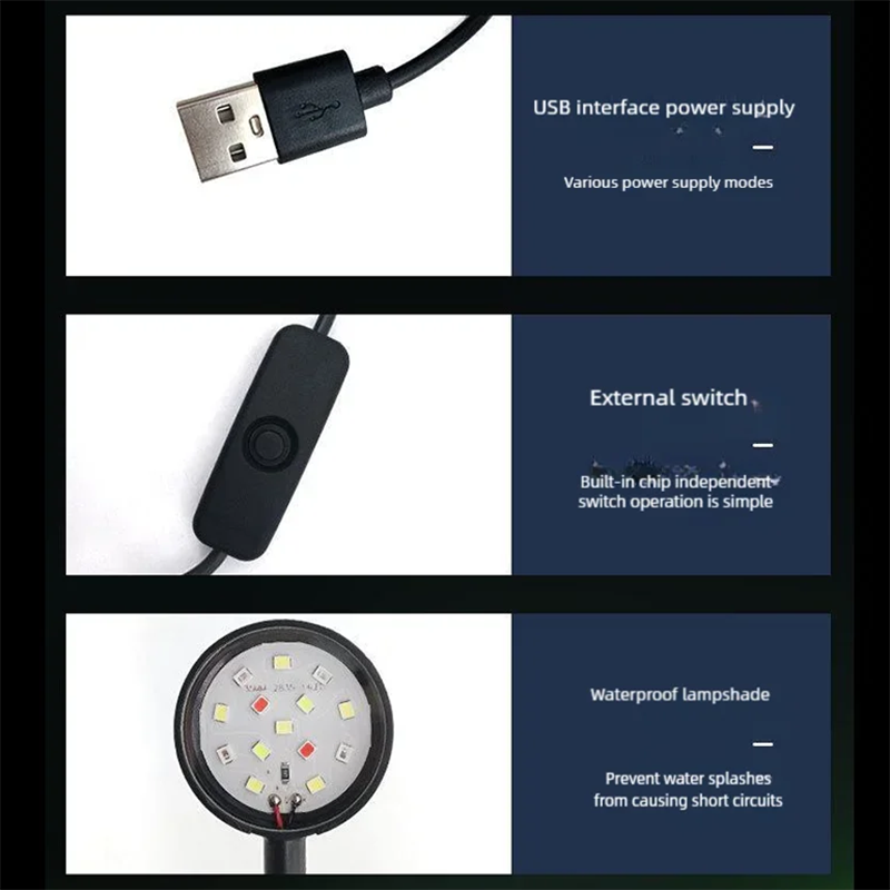 Lámpara LED USB con Clip para  - Aquarium Plant Diseases reseña y precio