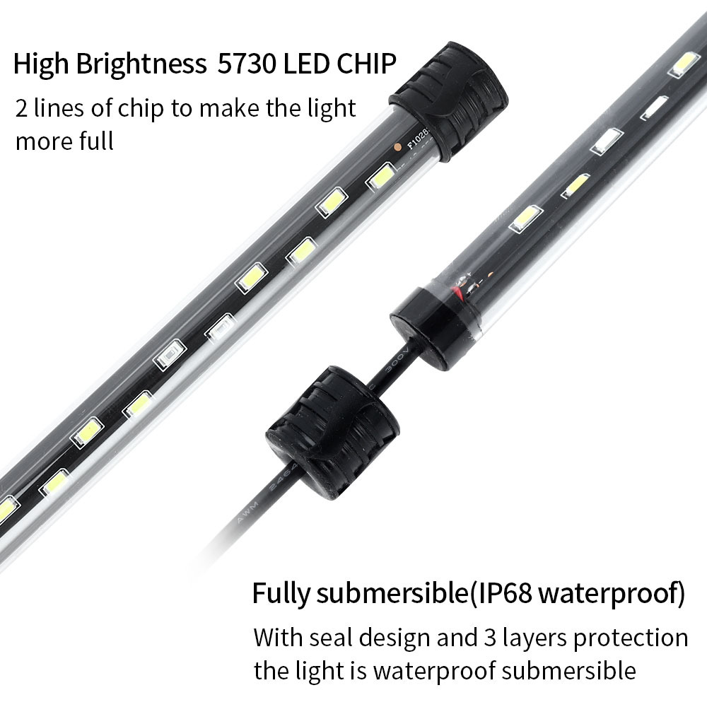 Luz LED para acuario de 90-260 - Aquarium Plant Diseases reseña y precio