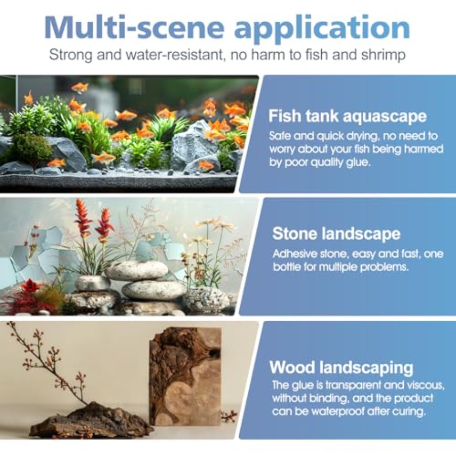Pegamento para acuarios, pegam - Planted Aquarium Moss reseña y precio