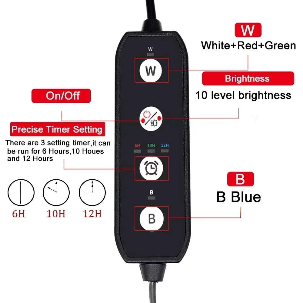 Luz LED para acuario de 90-260 - Aquarium Plant Diseases reseña y precio