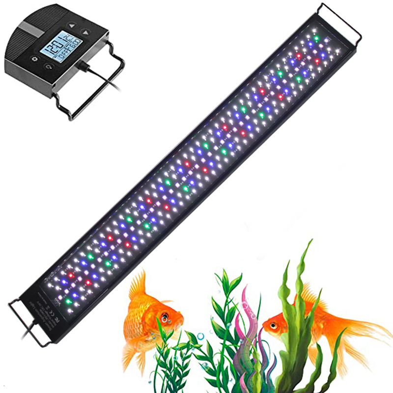 Luz LED programable de 8 color - Aquarium Plant Grow Light reseña y precio
